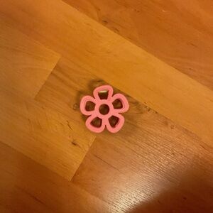 Pink Flower Hair Clip